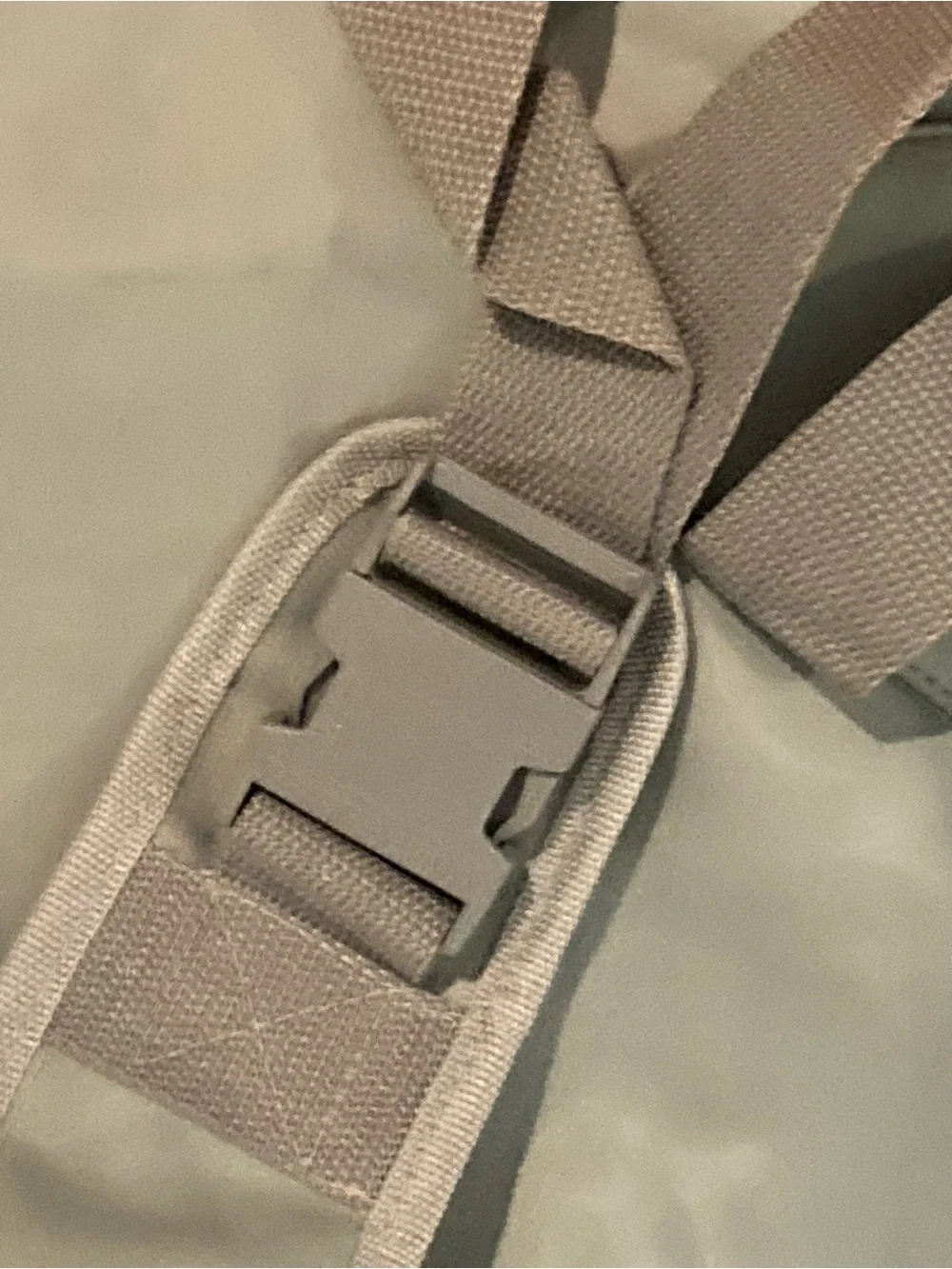 Gray & Blush Striped Massager Bag